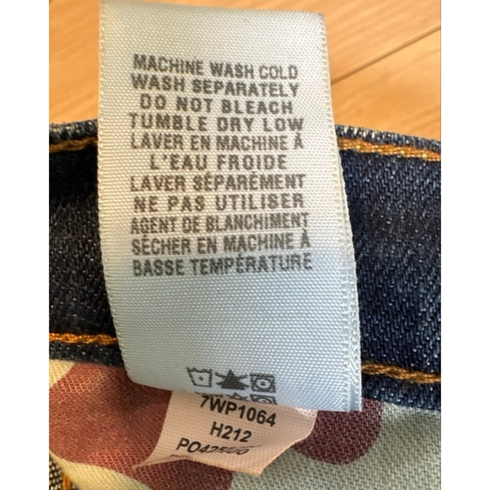 Lucky Brand Crop Jeans Womens 8/29 Medium Wash Stretch Denim Straight 7WP1064 - Picture 8 of 11